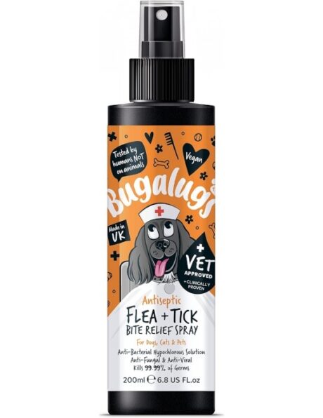 Bugalugs - Antiseptic Flea & Tick Antiseptic Relief Spray 200ml