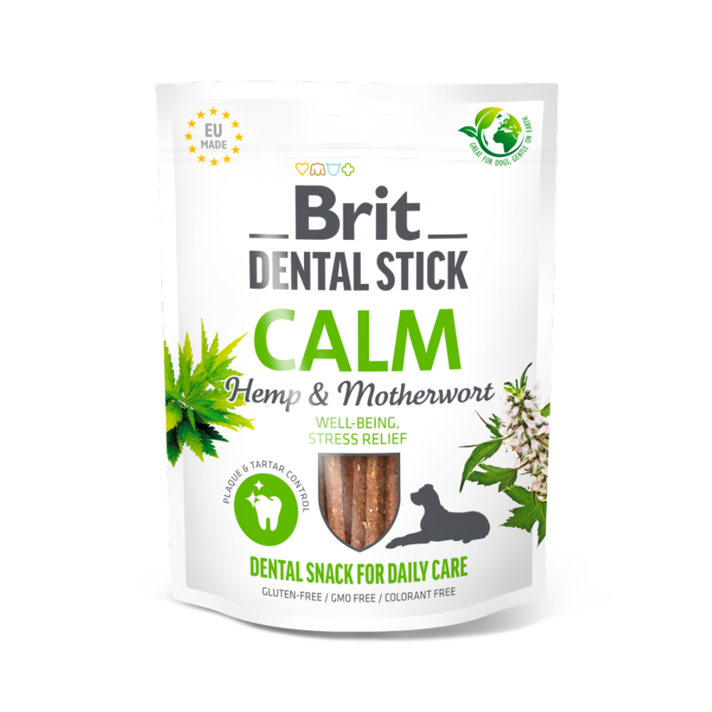 Brit Dental Stick Snack for Daily Care for your Dog 251g Packs of 7pcs