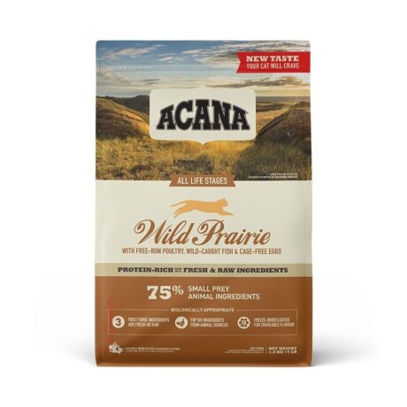 Acana- Dry Food for Cat Wild Prairie with Free Run Poultry, Wild-Caught Fish and Cage Free Eggs 1.8kg