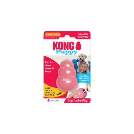 Kong - Puppy Toy for Dogs Insert Treats & Snacks