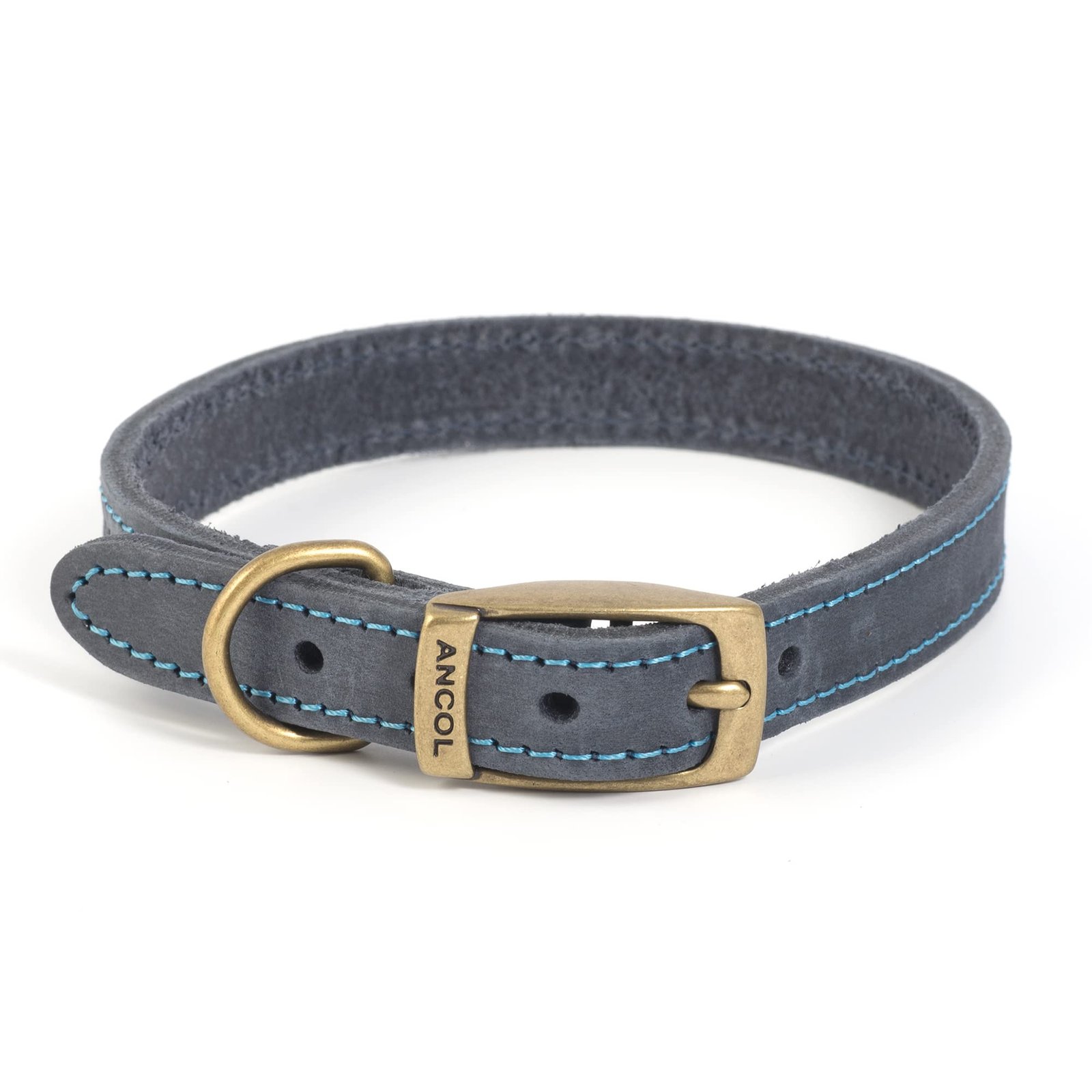 Real Timberwolf – Real Leather Luxury Collar for Dogs all Sizes & Colours