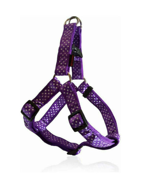 Pet Interest - Dog Harness Dots Purple & Pink (Love in Action Design)