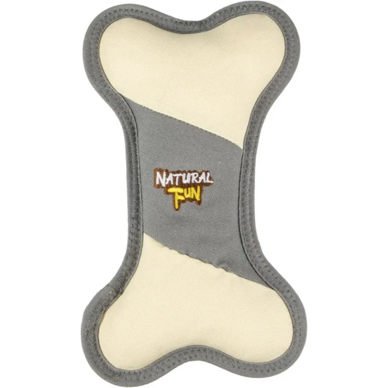 flamingo-hundespielzeug-ockerbraunal-fun-knochen-grau-25cm