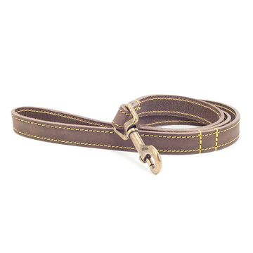 Real Timberwolf – Real Leather Luxury Leash for Dogs